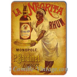 Aluminium plate La Negrita Rum rusty effect