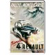 Tin signs Renault 4CV