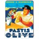 Tin signs Pastis Olive - Marseille