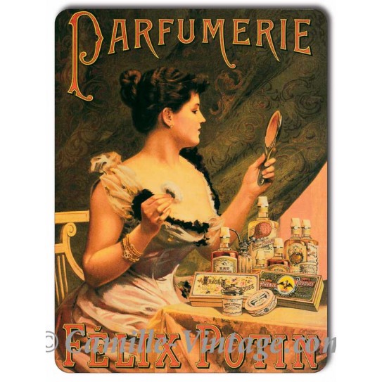 Plaque métal Félix Potin Parfumerie
