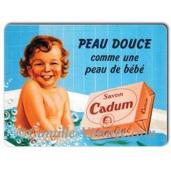 Tin signs Cadum