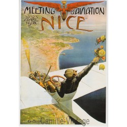 Carte Postale Meeting Aviation Nice