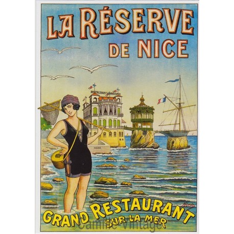 Postcard La Réserve de Nice 