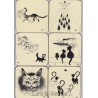 Coasters Cats by Dubout