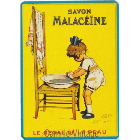 Plaque métal Savon Malacéïne - Redon