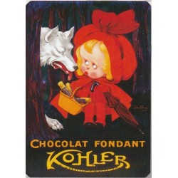 Plaque métal Chocolat Fondant Kohler