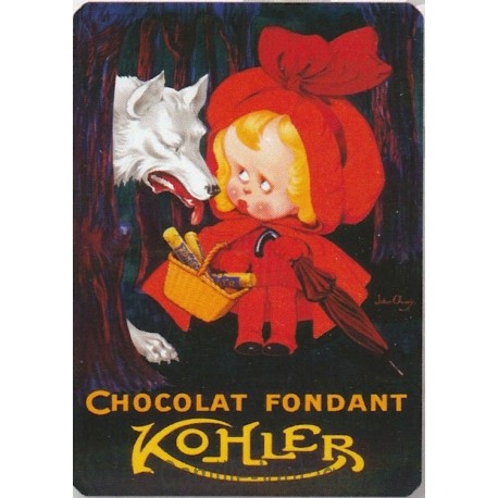 Plaque métal Chocolat Fondant Kohler