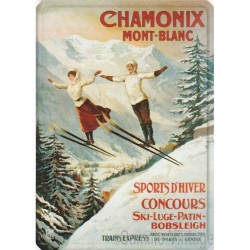 Tin signs Chamonix Mont-Blanc Sauteurs