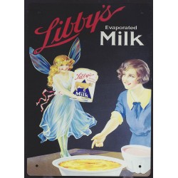 Tin signs Libby's Milk