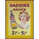 Plaque métal Daddie's Sauce