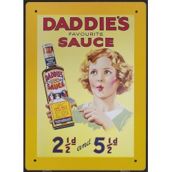 Tin signs Daddie's Sauce