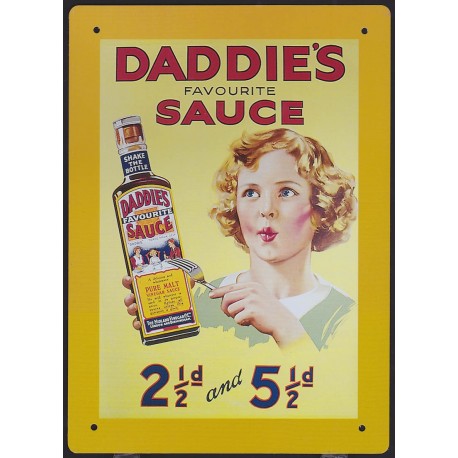 Tin signs Daddie's Sauce