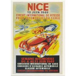 Postcard Semaine Automobile Juin 1949