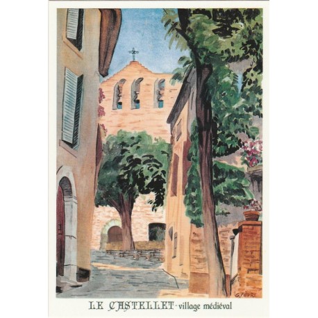 Carte Postale Le Castellet Village Médiéval
