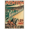 Carte Postale Menton Rallye Fleuri