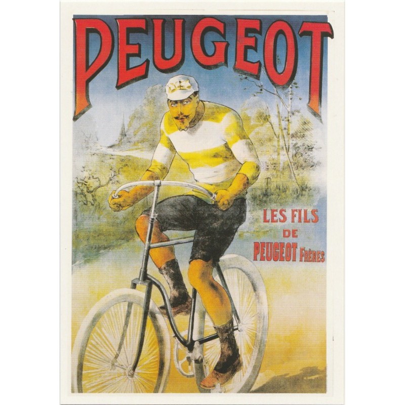 bicyclette peugeot publicité