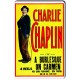 Plaque métal vintage Charlie Chaplin In A Burlesque On Carmen