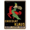 Plaque Aluminium Chocolat Klaus