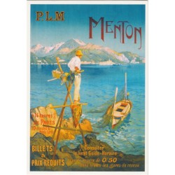 Carte Postale Menton P.L.M