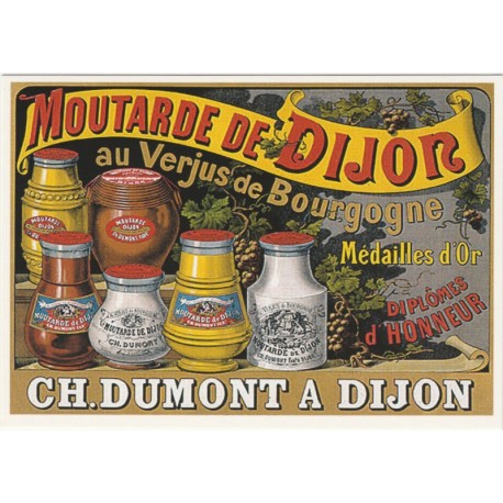 Postcard Moutarde de Dijon