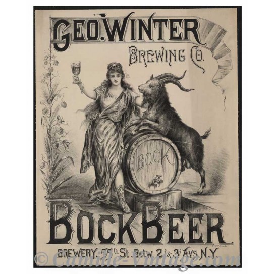 Poster Geo Winter Bière