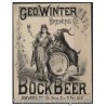 Poster Geo Winter Bière
