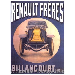 Poster Vintage Renault Frères