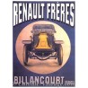 Poster Vintage Renault Frères