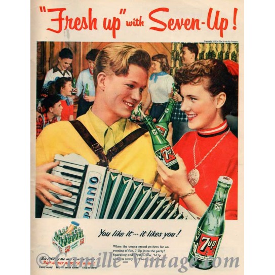 Affiche Fresh-Up Seven-Up
