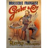 Affiche Brasserie Gruber&Cie