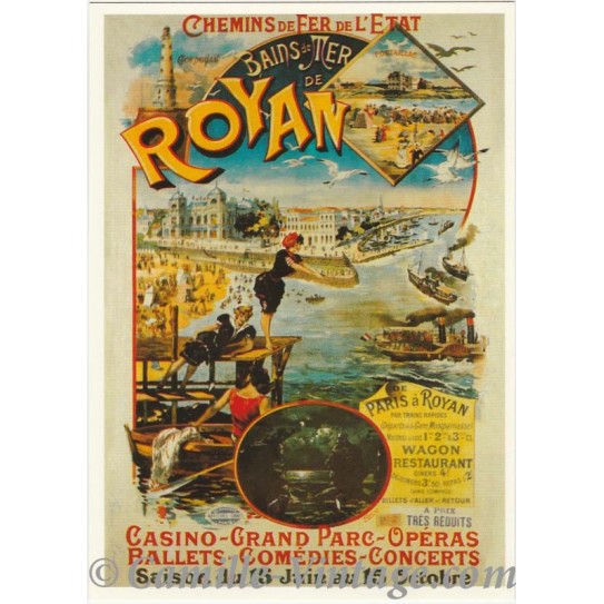 Carte Postale Bains de Mer de Royan