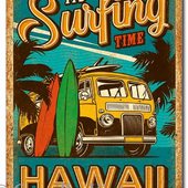 Plaque métal Surf . 📍https://www.stickmarquage.com/plaque-metal/361-plaque-metal-surf-combi-hawaii.html . #plaque #metal #vintagehome #vintage #decorationinterieur #camille_vintage #boutiquecamillevintage #montesquieuaquitaine #apéritif #french #surf #surfing #hawai