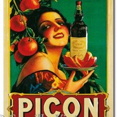 Plaque métal vintage Picon . 📍 https://www.camille-vintage.com/fr/aperitif-boisson/126-plaque-metal-vintage-picon.html . #camille_vintage #boutiquecamillevintage #metal #picon #orange #french #advertising #vintage #decoration #apéritif